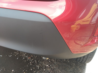 yaris bumper after
